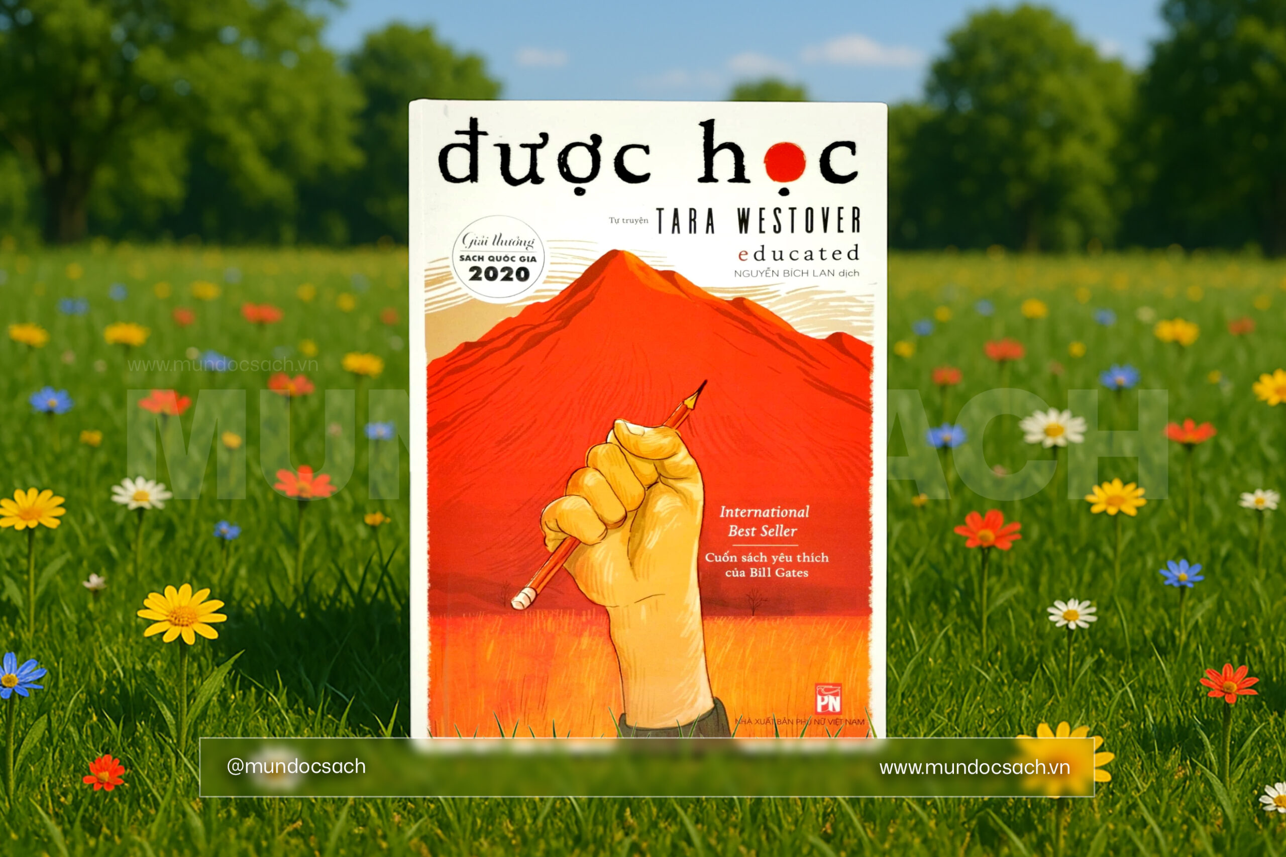 Bìa sách Được Học (Educated) của Tara Westover - Review chi tiết